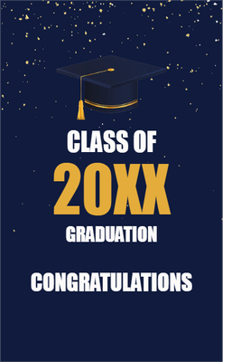 Custom Outdoor Yard Signs Multiple Sizes Class Of 20XX