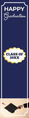 Custom Outdoor Yard Signs Multiple Sizes Happy Graduation