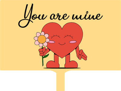 Custom Hand Fans Multiple Sizes You Are Mine