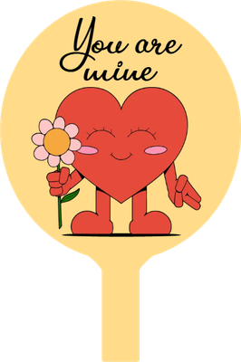 Custom Hand Fans Multiple Sizes You Are Mine