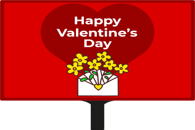 Custom Hand Fans Multiple Sizes Valentine Flowers