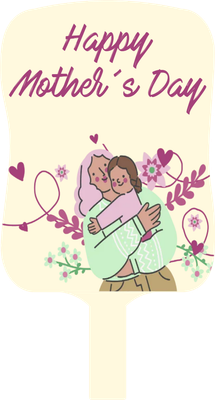 Custom Hand Fans Multiple Sizes Happy Mother's Day