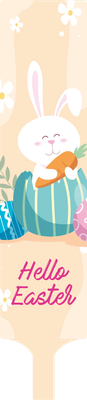 Custom Hand Fans Multiple Sizes Hello Easter
