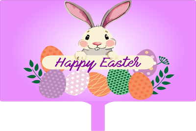 Custom Hand Fans Multiple Sizes Easter Purple