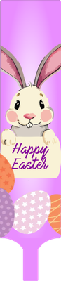 Custom Hand Fans Multiple Sizes Easter Purple