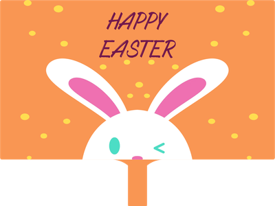 Custom Hand Fans Multiple Sizes Orange Easter