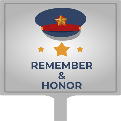 Custom Hand Fans Multiple Sizes Remember & Honor