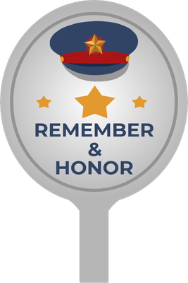 Custom Hand Fans Multiple Sizes Remember & Honor