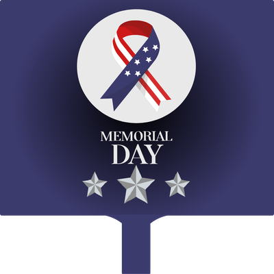 Custom Hand Fans Multiple Sizes Memorial Day Freedom
