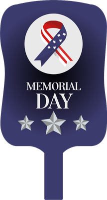 Custom Hand Fans Multiple Sizes Memorial Day Freedom