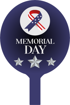 Custom Hand Fans Multiple Sizes Memorial Day Freedom