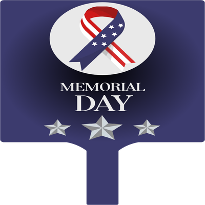 Custom Hand Fans Multiple Sizes Memorial Day Freedom