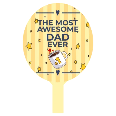 Custom Hand Fans The Most Awesome Dad