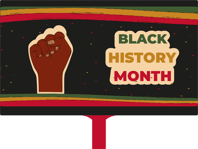 Custom Hand Fans Multiple Sizes Black History Month