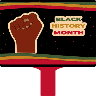 Custom Hand Fans Multiple Sizes Black History Month