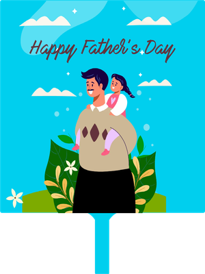Custom Hand Fans Multiple Sizes Happy Father's Day