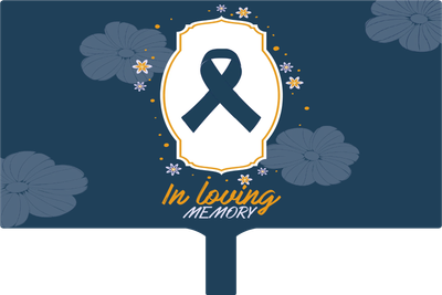 Custom Hand Fans Multiple Sizes In Loving Memories