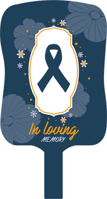 Custom Hand Fans Multiple Sizes In Loving Memories