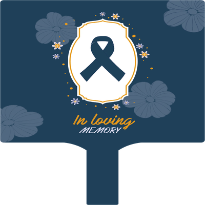 Custom Hand Fans Multiple Sizes In Loving Memories