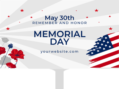 Custom Hand Fans Multiple Sizes Honor Memorial Day Tribute