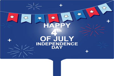 Custom Hand Fans Multiple Sizes Fourth of July