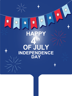 Custom Hand Fans Multiple Sizes Fourth of July