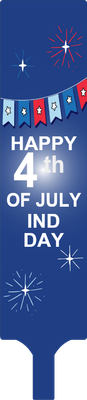 Custom Hand Fans Multiple Sizes Fourth of July