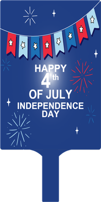 Custom Hand Fans Multiple Sizes Fourth of July