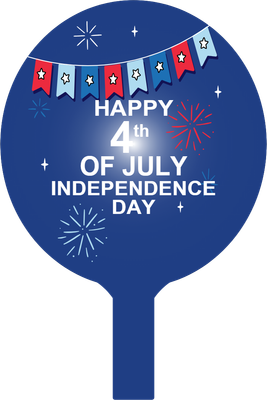 Custom Hand Fans Multiple Sizes Fourth of July