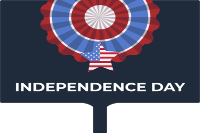 Custom Hand Fans Multiple Sizes Independence Day