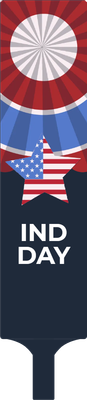 Custom Hand Fans Multiple Sizes Independence Day