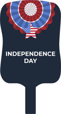 Custom Hand Fans Multiple Sizes Independence Day