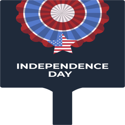 Custom Hand Fans Multiple Sizes Independence Day
