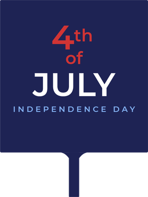 Custom Hand Fans Multiple Sizes Freedom Day