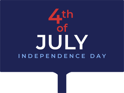 Custom Hand Fans Multiple Sizes Freedom Day
