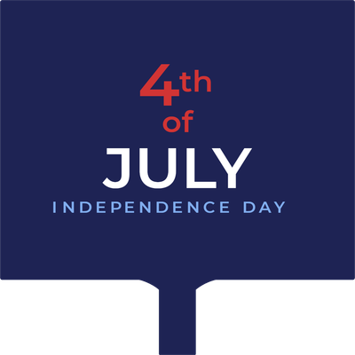 Custom Hand Fans Multiple Sizes Freedom Day