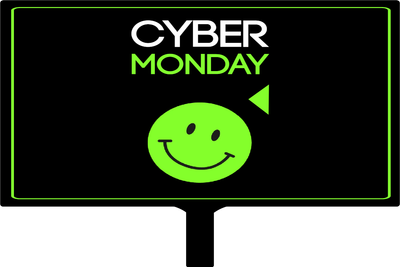 Custom Hand Fans Multiple Sizes Cyber Smile
