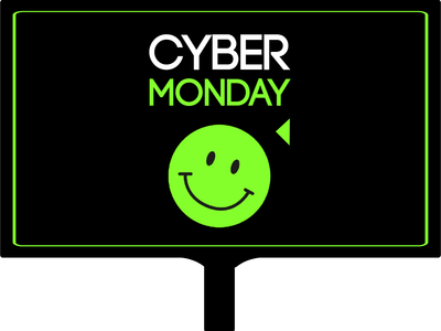Custom Hand Fans Multiple Sizes Cyber Smile