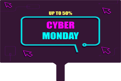 Custom Hand Fans Multiple Sizes Cyber Monday Promo