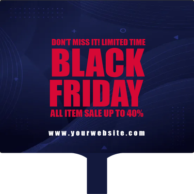 Custom Hand Fans Multiple Sizes Black Friday 2
