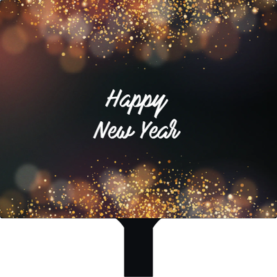 Custom Hand Fans Multiple Sizes Happy New Year
