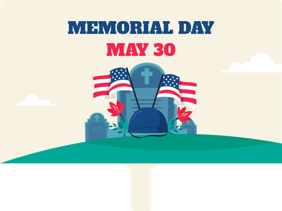 Custom Hand Fans Multiple Size Memorial Day 30