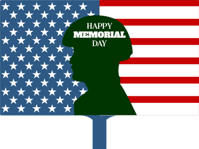 Custom Hand Fans Multiple Sizes Happy Memorial Day