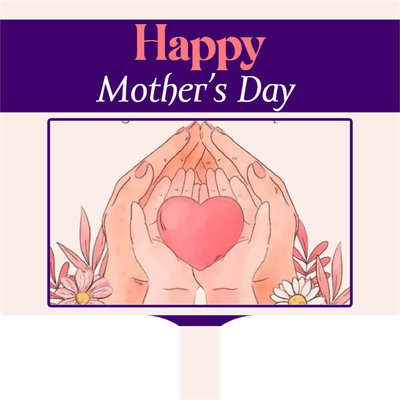 Custom Hand Fans Multiple Sizes Happy Mother's Day