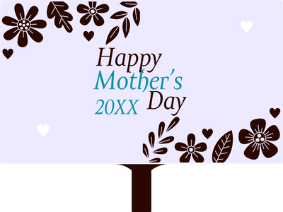 Custom Hand Fans Multiple Sizes Mother's 20XX Day
