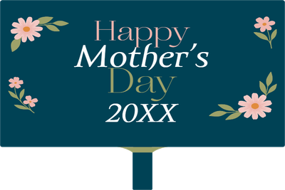 Custom Hand Fans Multiple Sizes Mother's Day 20XX