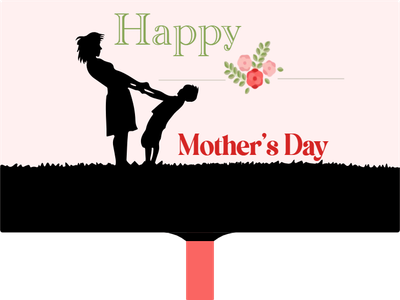 Custom Hand Fans Multiple Sizes Mother's Day