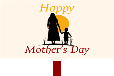Custom Hand Fans Multiple Sizes Happy Mother's Day