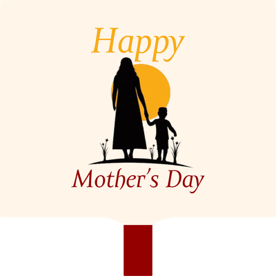 Custom Hand Fans Multiple Sizes Happy Mother's Day