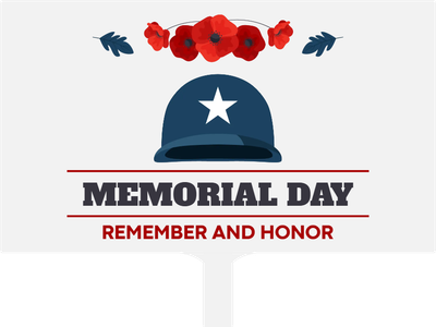 Custom Hand Fans Multiple Sizes Memorial Day